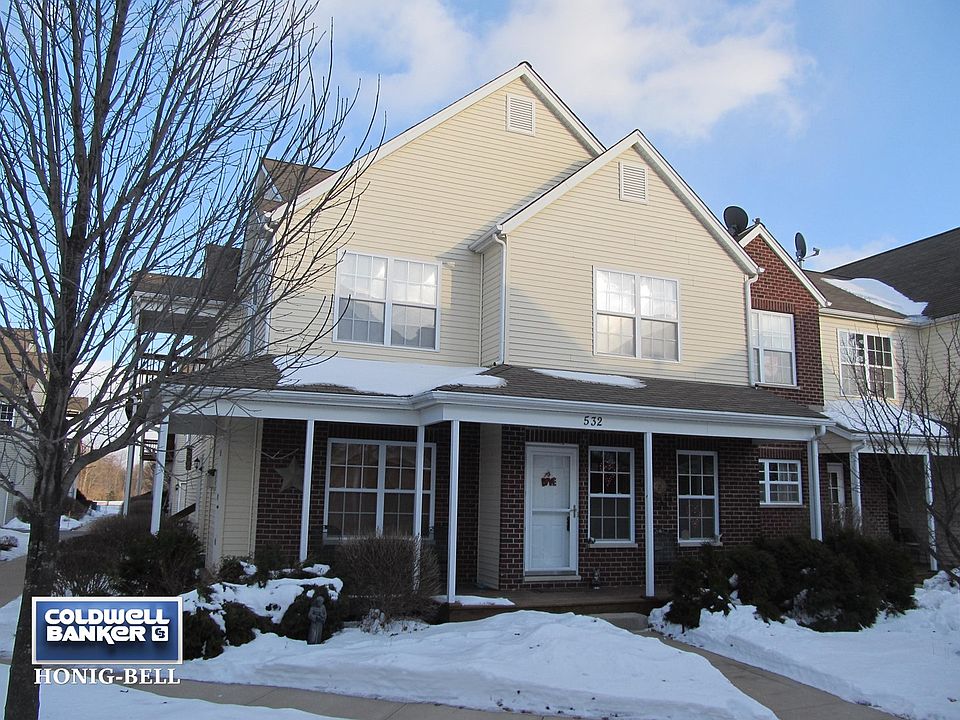 Covered wrap around porch with park view! Near wooded walking & bike trails!