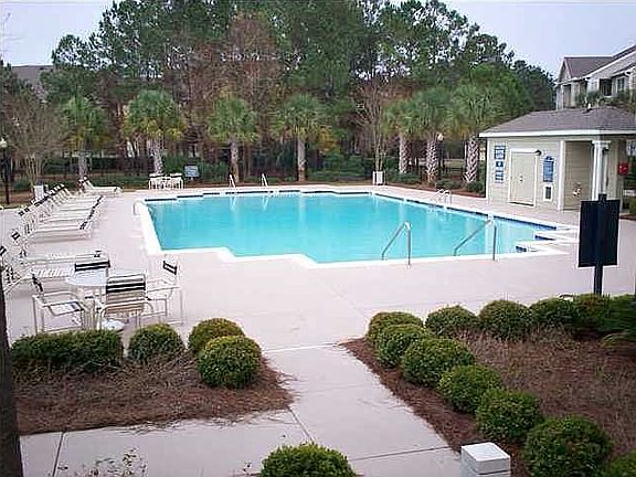 pool and cookout