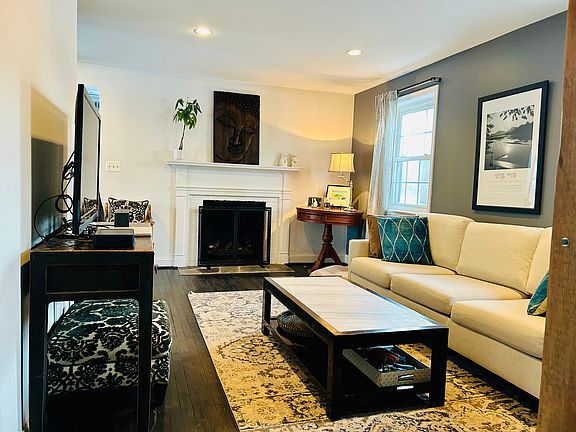 Living room view from office