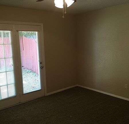 Back bedroom with access to backyard