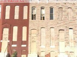 2016 Walbrook Ave, Baltimore, MD 21217