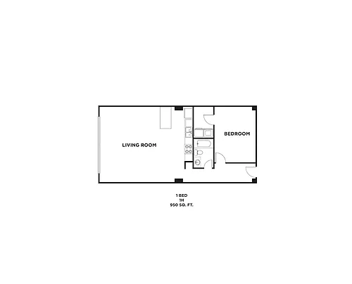 Floor plan 1H