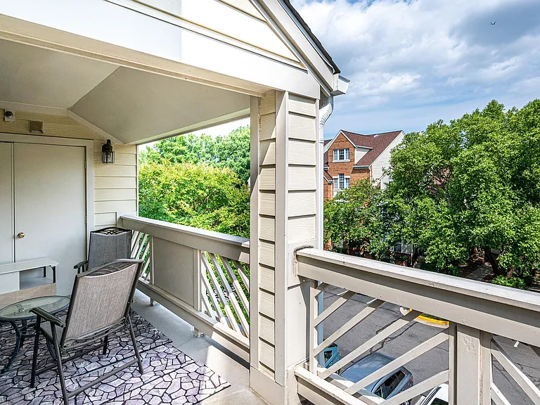 Partial view of balcony