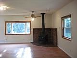 fireplace in  huge family room