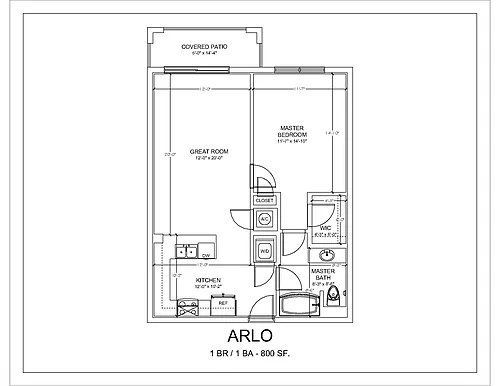 Floor plan Arlo*
