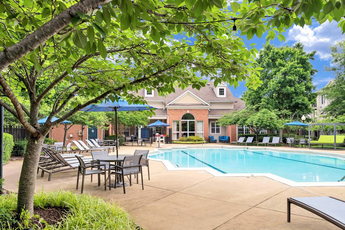 Resort style pool with sundeck