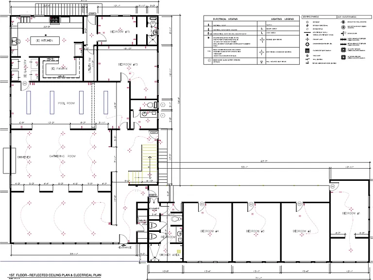 Main Floor, Common Areas, 1/2 Bath, Units outlet locations