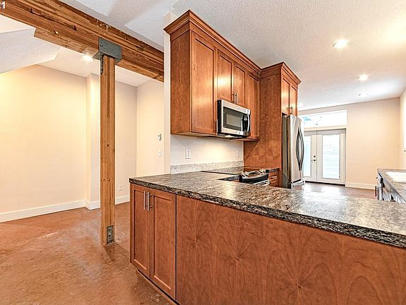 Kitchen and living