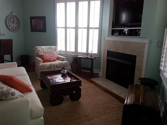Gas Fireplace/plantation shutters