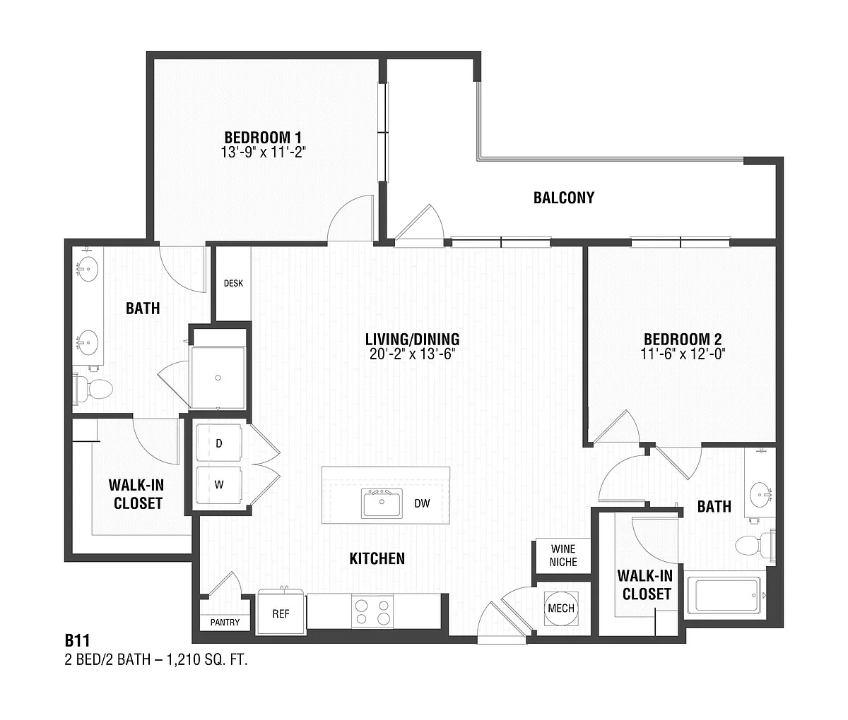 Floor plan B11
