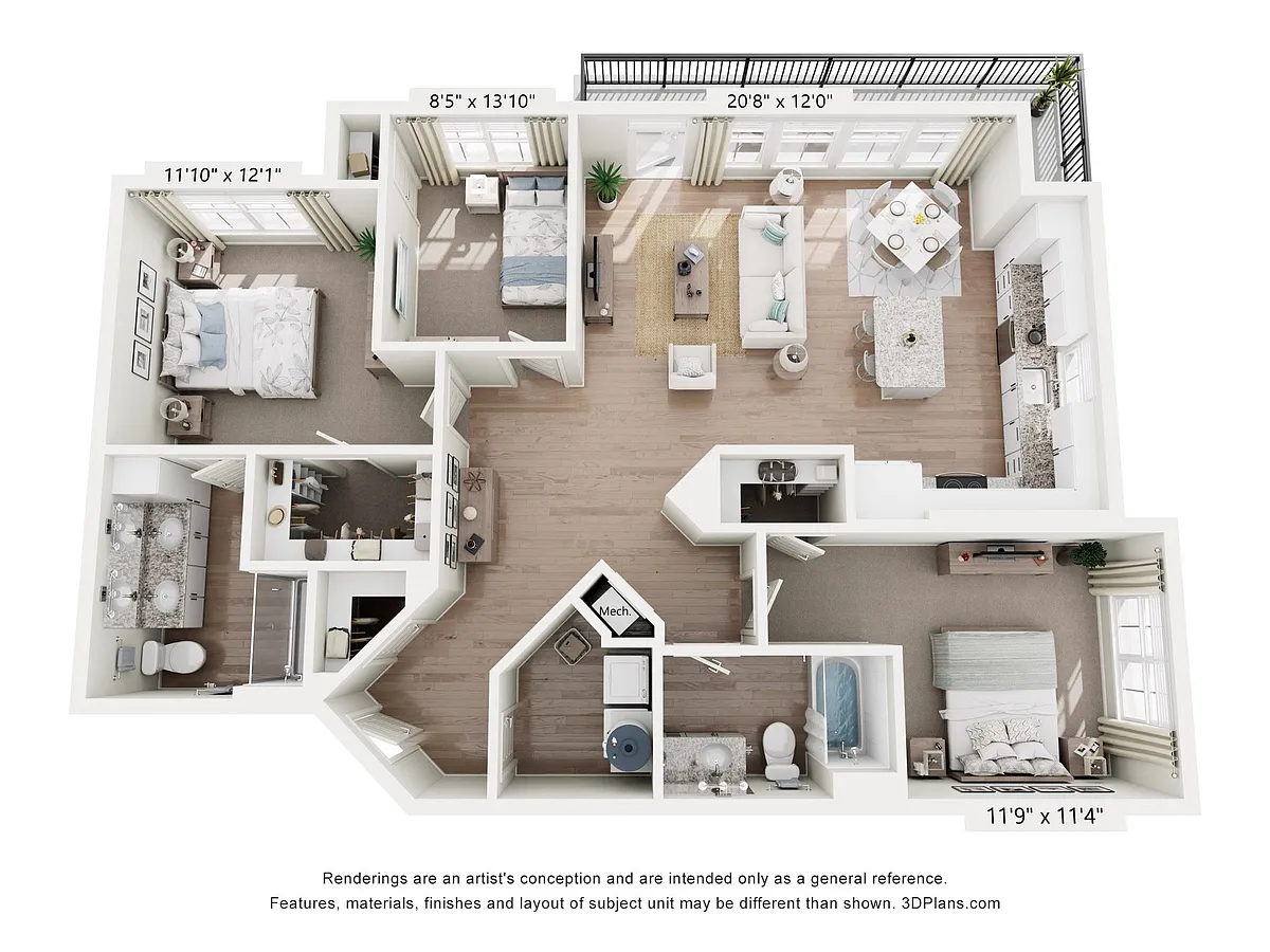 Floor plan B2 - Carolina