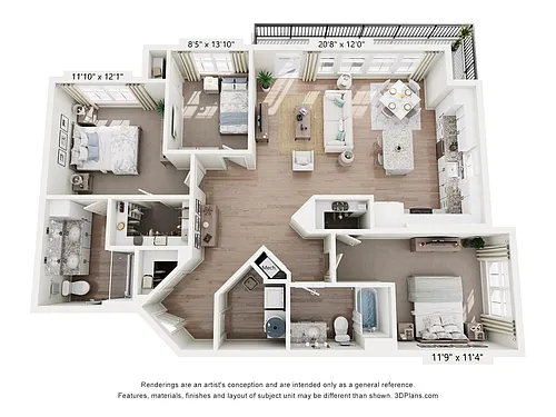 Floor plan B2 - Carolina