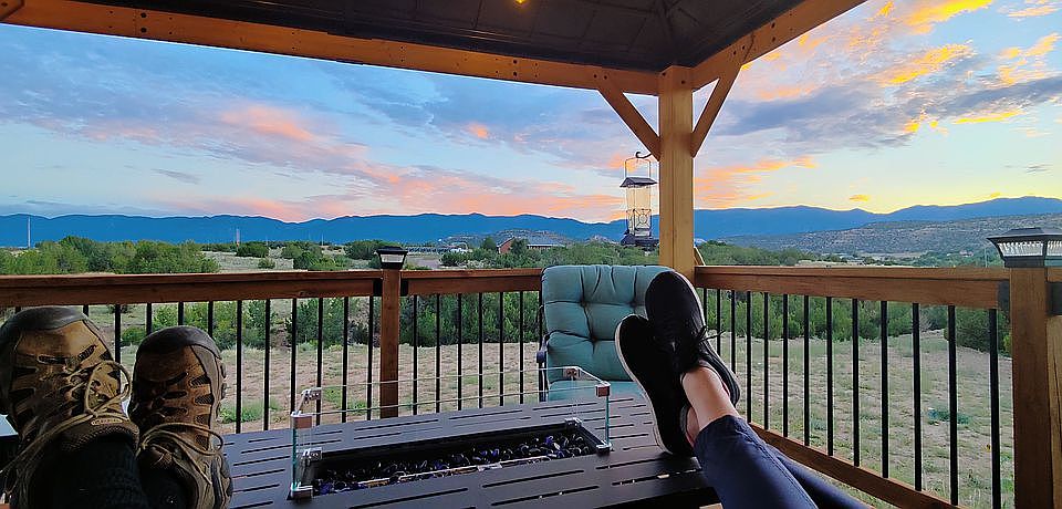 Sunset on your deck