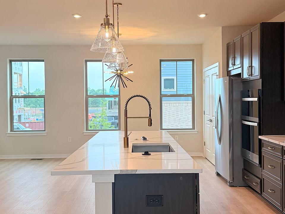 A modern gourmet kitchen