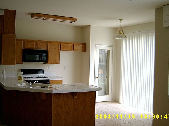 kitchen & door to back