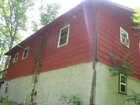 Back, left.  Basement. 