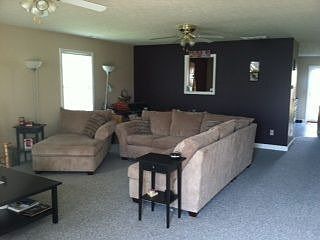 Spacious living room.
