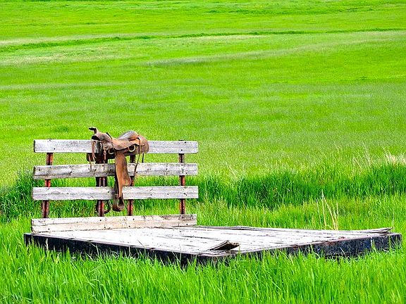 Wagon at Top of Driveway