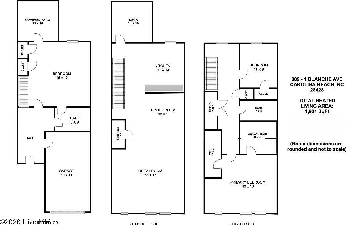3 bed, 3.5 bath, 1901 sqft, $2,900 — Photo 2