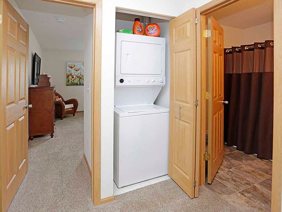 In-unit full-size laundry
