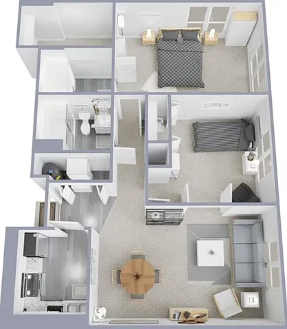 Two bedroom, two bath, 875 square foot apartment home Two bedroom, two bath, 875 square foot apartment home