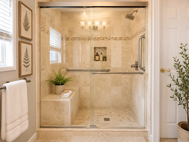 Staged Shower
