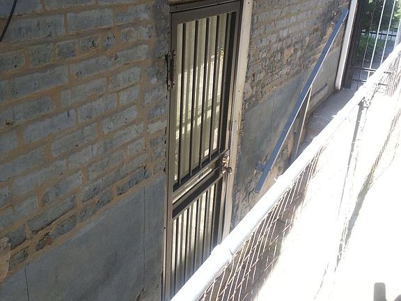 Side entrance