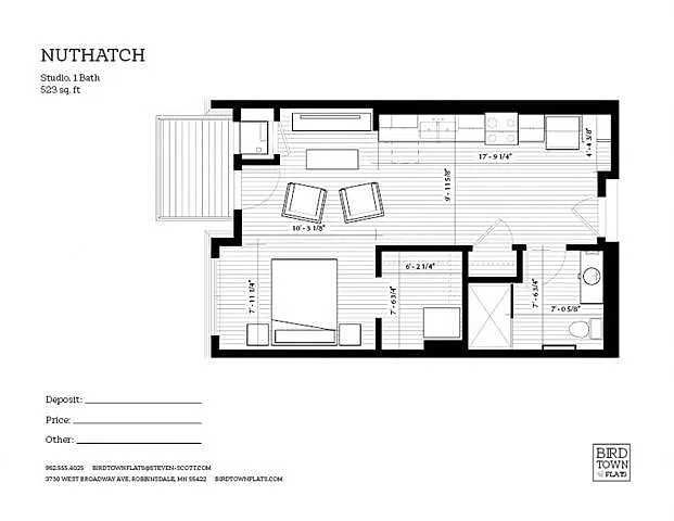 Floor plan Nuthatch