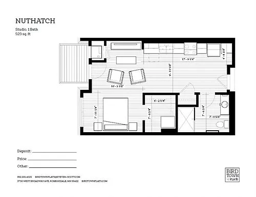 Floor plan Nuthatch