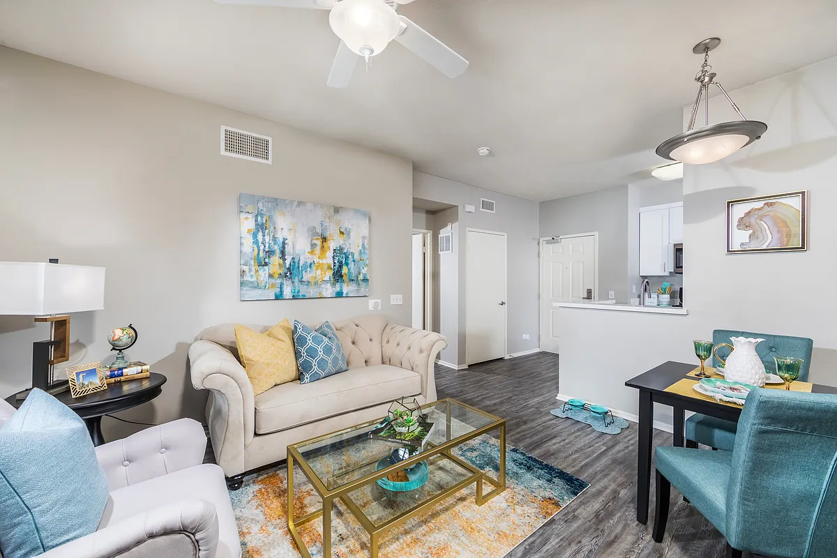 Spacious Living Room - Overture Riverwalk 55+ Apartment Homes