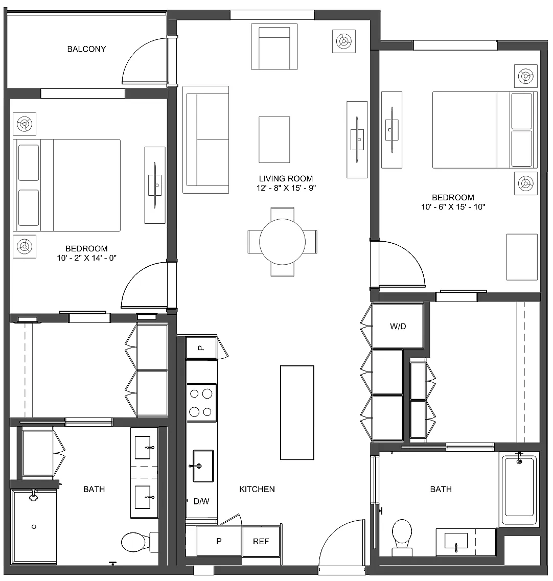 Floor plan B70