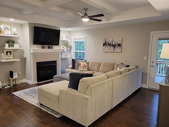 Living Room with gas fireplace