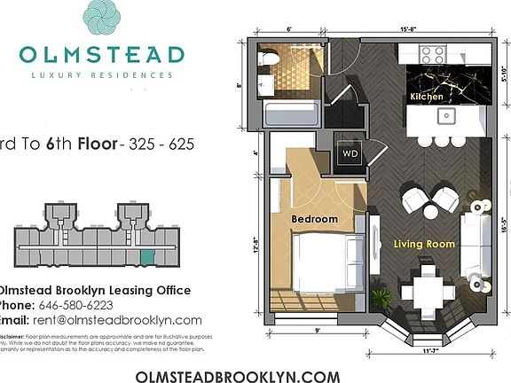 2nd image of 564 Saint Johns Pl Unit 525