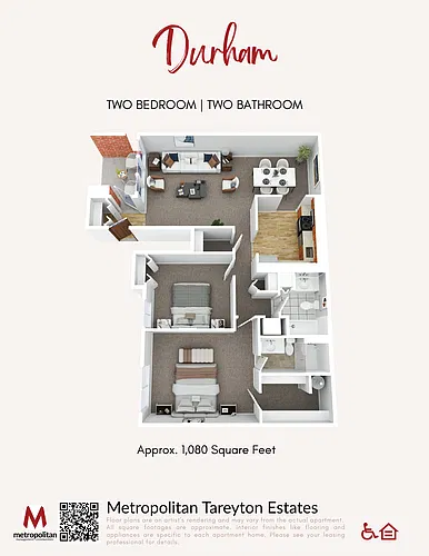 Floor plan Durham Layout