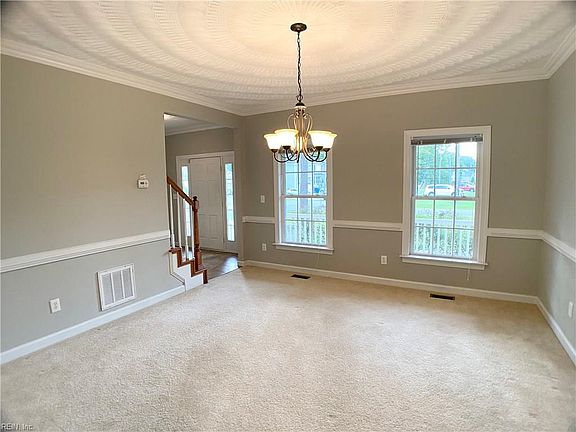 Dining room adjoins Foyer