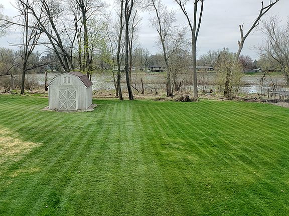 Backyard / property 180' deep