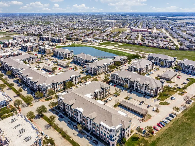 Gorgeous drone shot of Aspire Mckinney Ranch Apartments