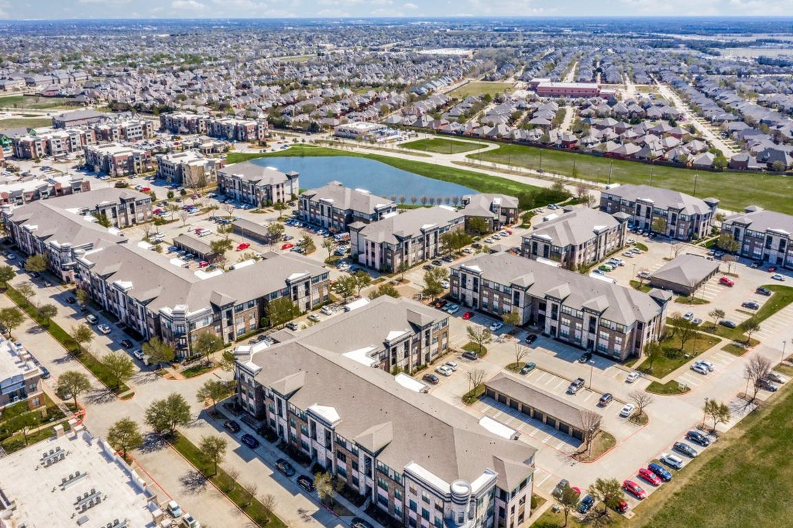 Gorgeous drone shot of Aspire Mckinney Ranch Apartments
