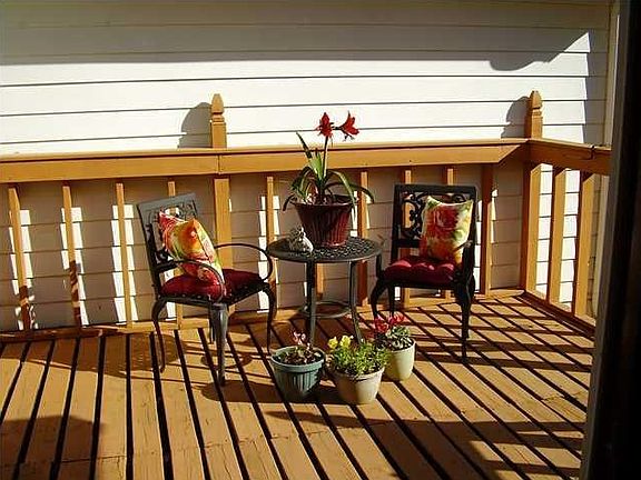 Come home and relax on the deck.