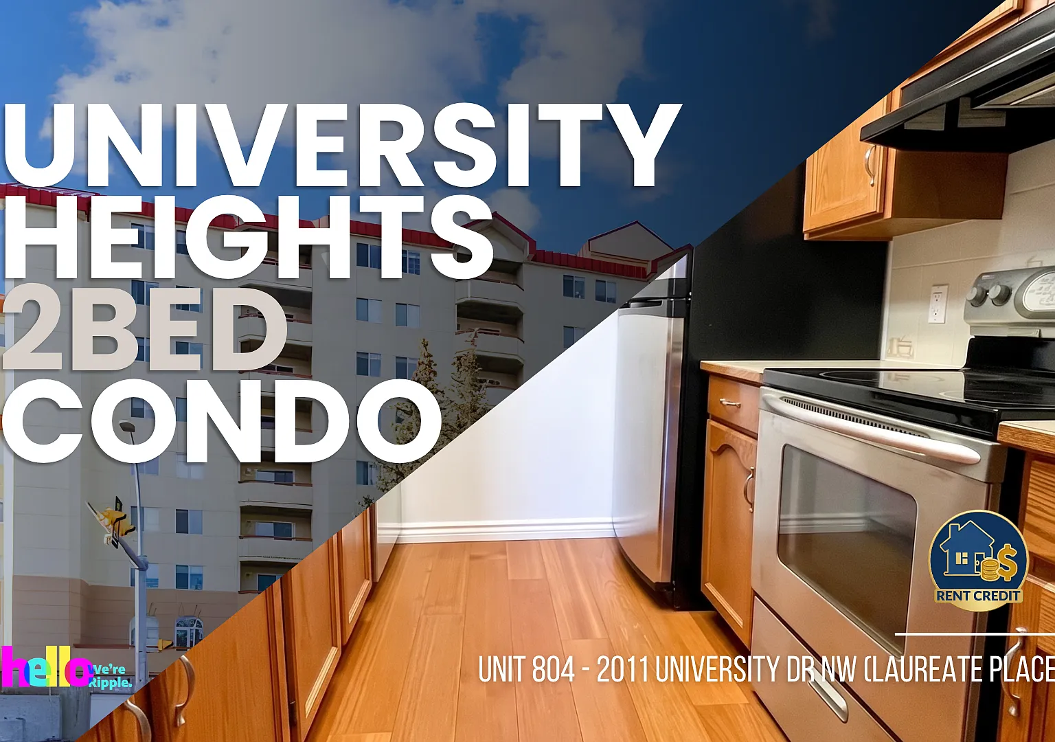 2011 University Dr NW (Laureate Place) - Unit 804, Calgary - Unit 804 — Photo 1
