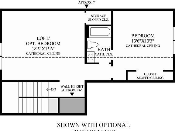 Optional Finished Loft
