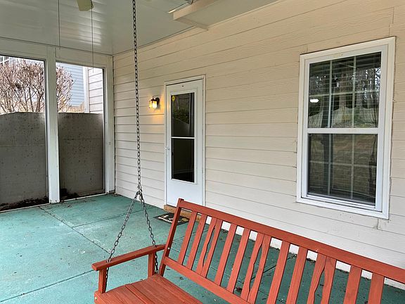 Basement Apartment Entry Door and Screened in Porch