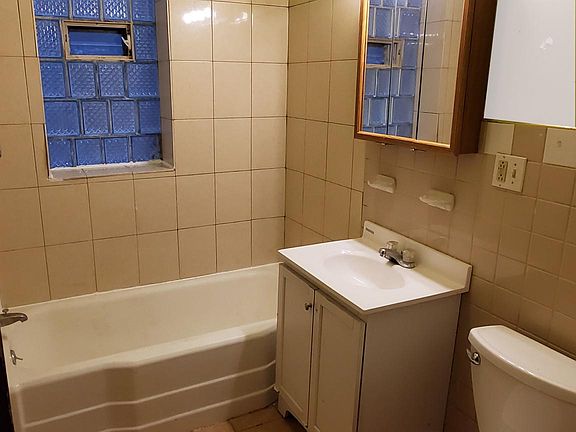 Bathroom. New toilet, fixtures and paint.