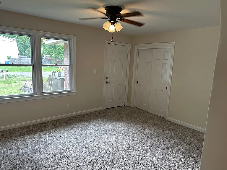Family Room with coat closet