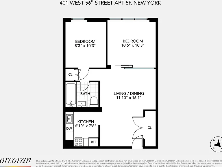 401 W 56th St #5F — Photo 2
