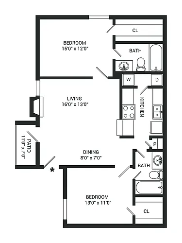 Floor plan Brook