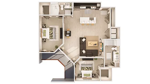 Floor plan The Grant B4
