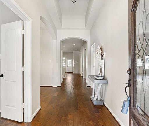 Freshly painted with beautiful floor and a grand entry.