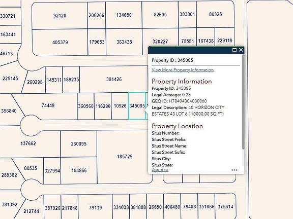 2nd image of Pn 345085 40 Horizon City Ests Lot 6