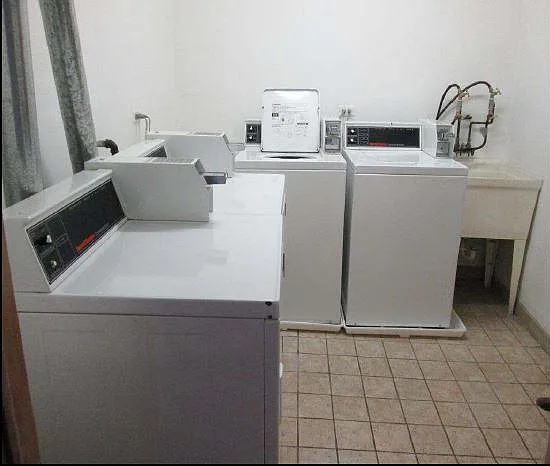 Coin laundry room